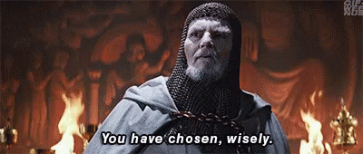 You have chosen, wisely animation