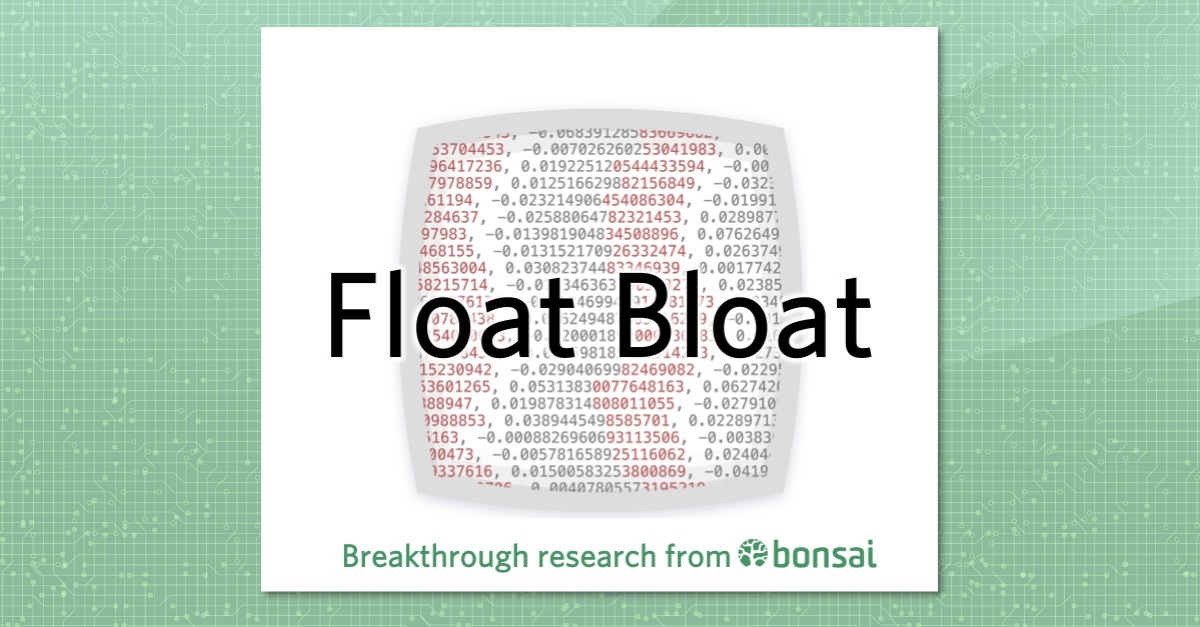 Float Bloat: vector serialization gone wrong