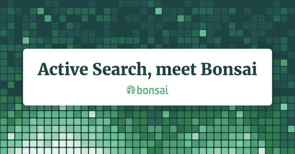 Active Search, Meet Bonsai: Ruby on Rails Search on Managed OpenSearch